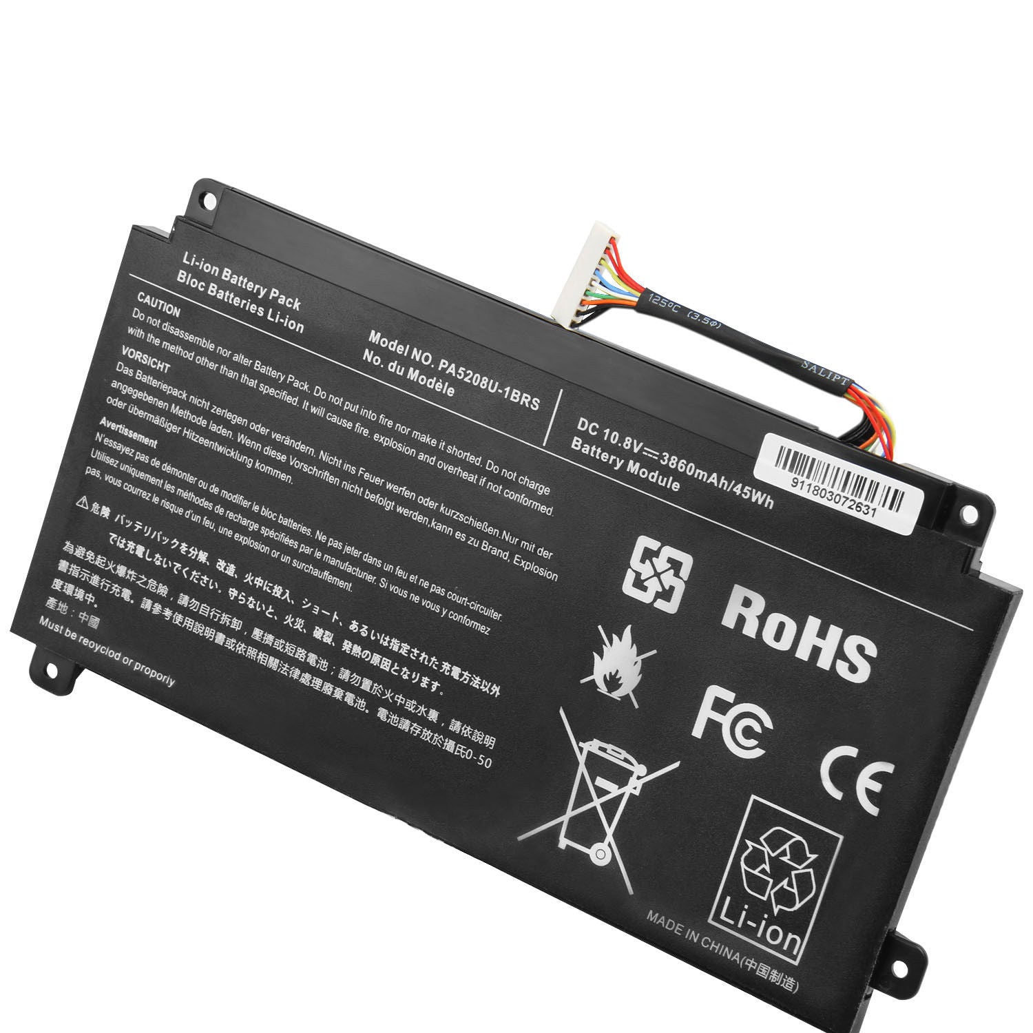 BATTERY TOSHIBA INTERNA E45W P55W CB35-B PA5208U-1BRS P000619700 P000645710 3 CELLS 42Wh - Image 6