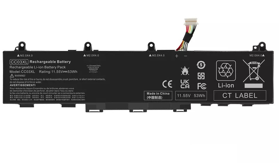 BATTERY HP ELITEBOOK 830 835 840 845 850 855 G7 G8 | L78555-005 | CC03XL | 53Wh | CERTIFIED COMPATIBLE