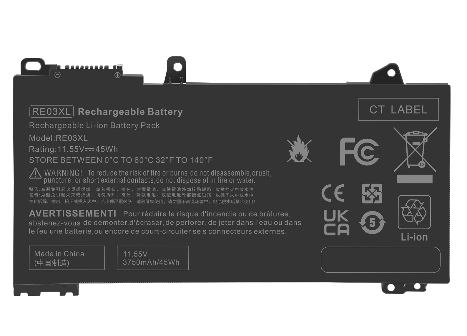 BATTERY HP PROBOOK 430 G6 440 G6 445 G6 455R G6 450 G7 | RE03XL