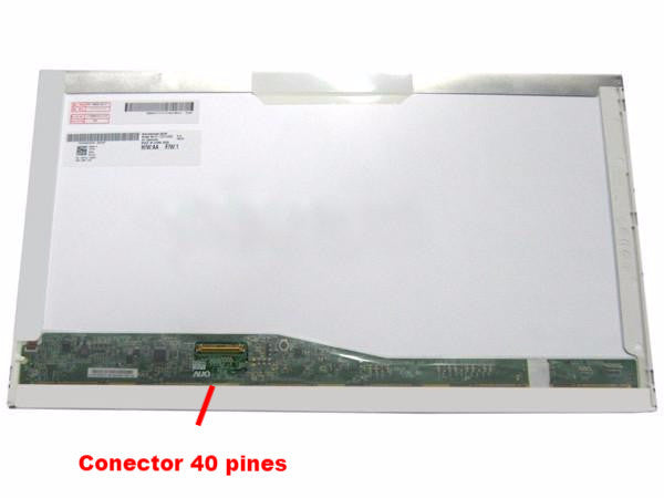 SCREEN 15.6 LED 40 PINS BOTTOM LEFT / WXGA (1366x768) HD FOR LAPTOP ** ¡NOTE: SE VENDE SOLO INSTALADA EN NUESTRO TALLER! **