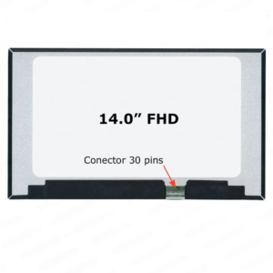 SCREEN 14.0 LED SLIM FHD (1920x1080) | NO BRACKETS | CONNECTOR EDP 30 PINS BOTTOM RIGHT | RECTANGULAR