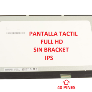 SCREEN 15.6" FHD (1920x1080) 40 PINS NO BRACKETS IPS | TACTIL