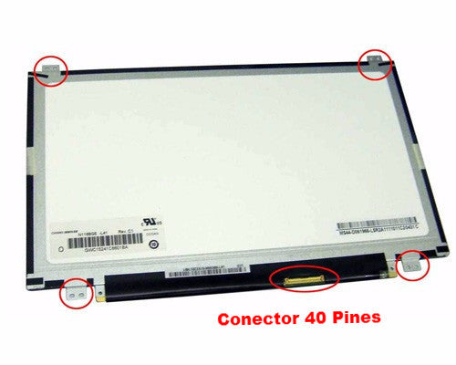 SCREEN 11.6 LED SLIM / FINA TOP BRACKETS / CONNECTOR BOTTOM RIGHT (SOLO PER ORDER. 15 A 22 DAYS HÁBILES)