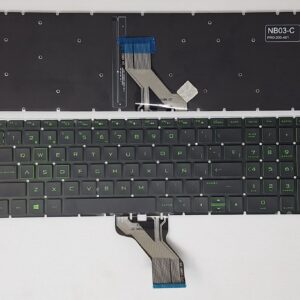 KEYBOARD HP PAVILION 15-EC 15-EC0001CA 15-EC0003CA 15-EC1003CA BACKLIGTH VERDE