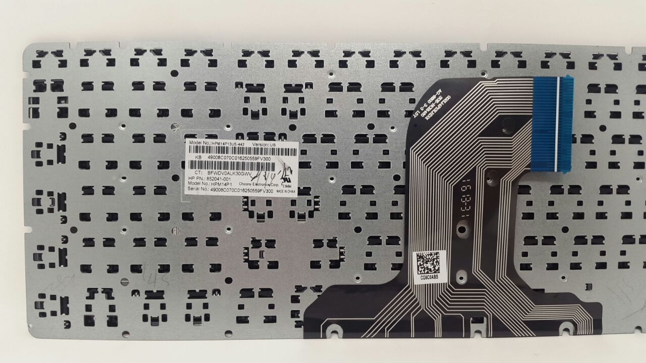 KEYBOARD HP COMPAQ 15-AC 15-AF 15-AY 15-BA 15-AF 15T-AC 15Z-AF 250 G4 255 G4 256 G4 250 G5 255 G5 BLACK WITHOUT FRAME - Image 8