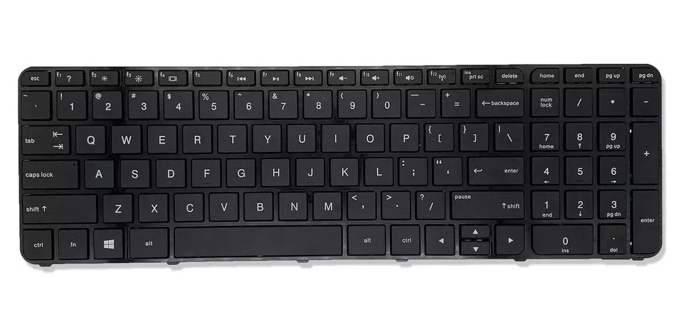 KEYBOARD HP COMPAQ SLEEKBOOK 15-B 15-B004 15-B104 15-B123 15-B119 15-B140 WITHOUT FRAME WITH NUMERICO BLACK WITHOUT FRAME - Image 13
