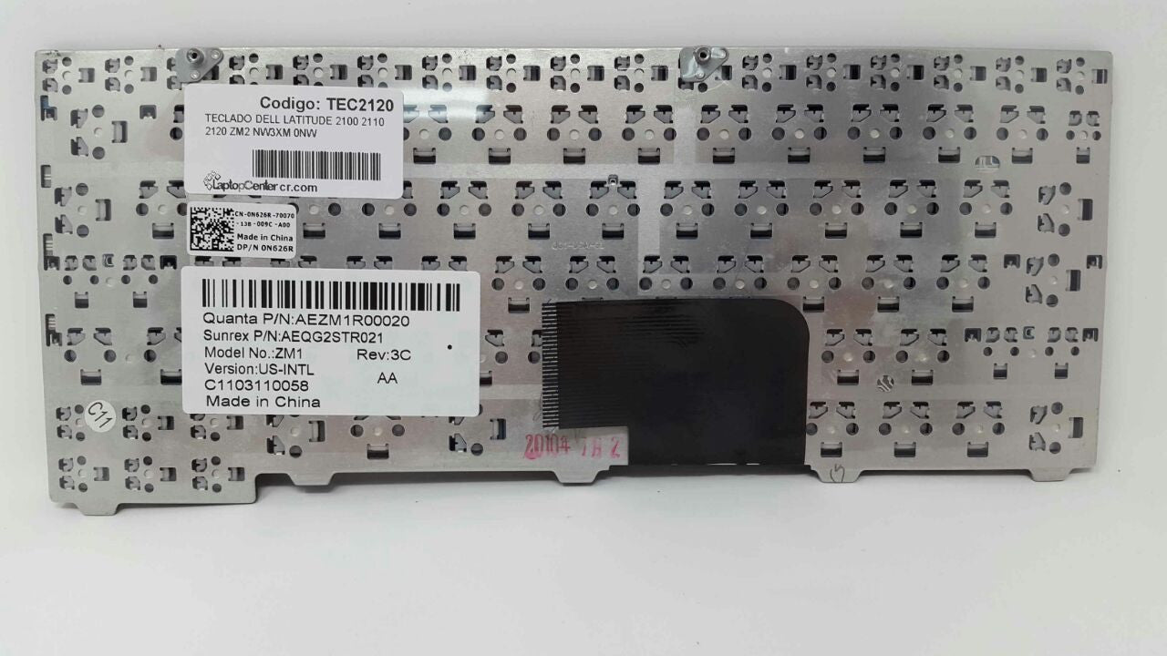 KEYBOARD DELL LATITUDE 2100 2110 2120 L2100 ZM2 NW3XM 0NW3XM - Image 8
