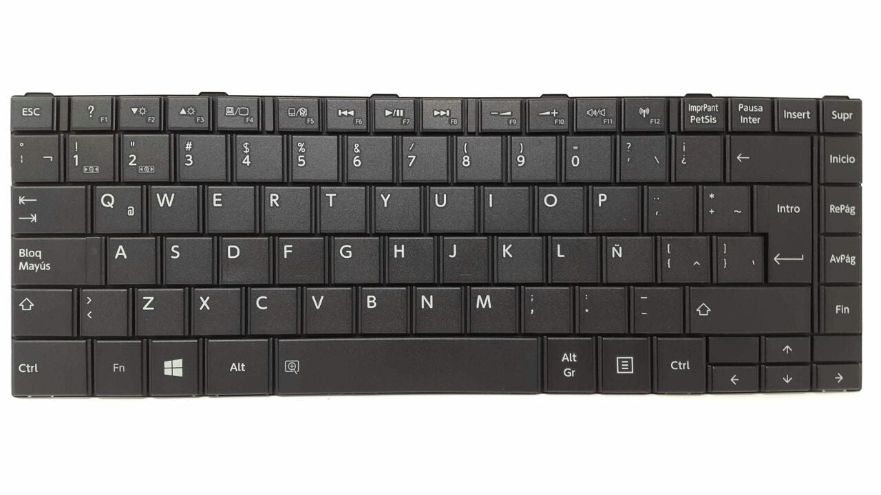 KEYBOARD TOSHIBA *65MM C40-A C40D-A C45-A C45D-A C45T-A WITH FRAME - Image 2