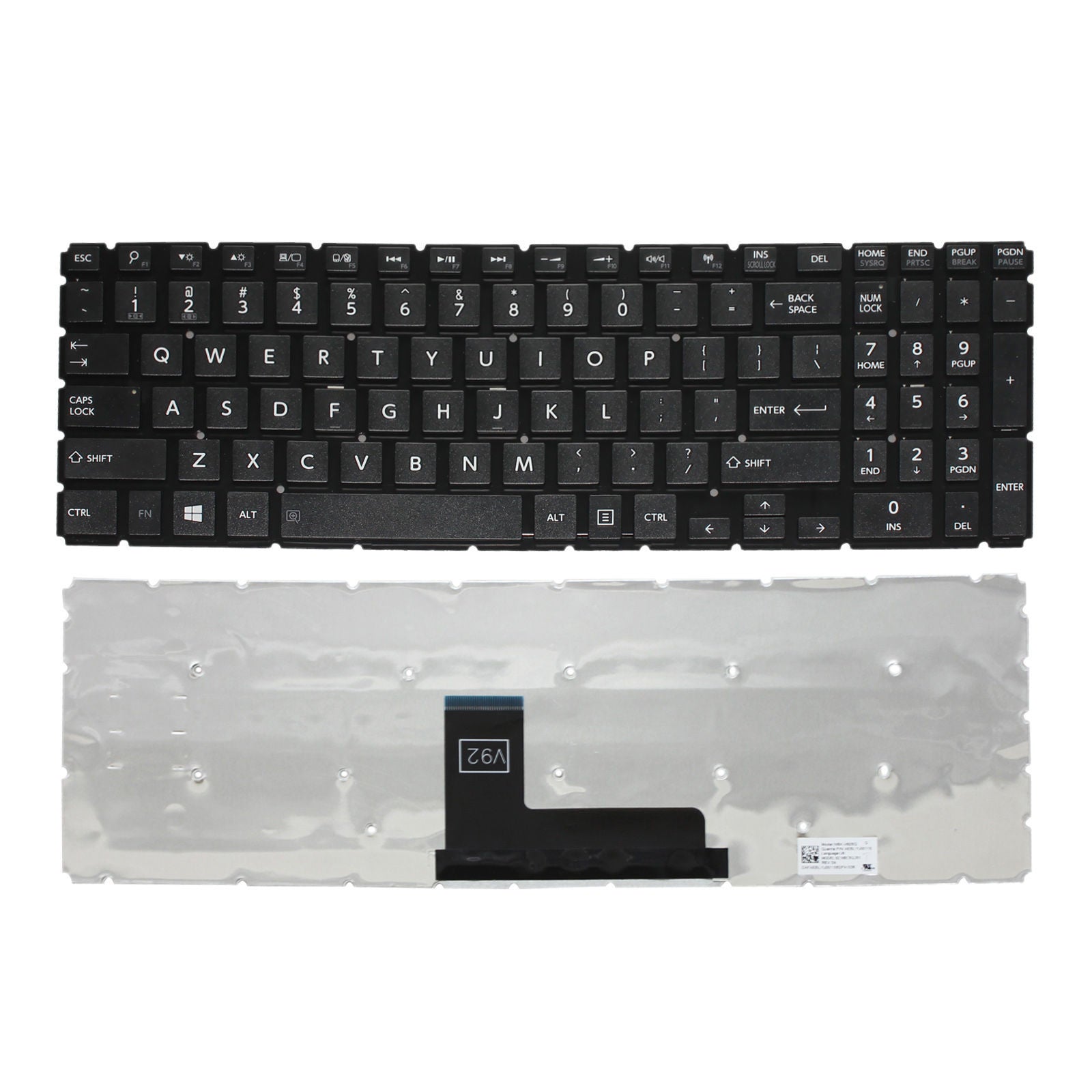 KEYBOARD TOSHIBA P50W P50D P55D P55T P55W L50-B L50D L50t C55-C S55-B S55D S55t - Image 8