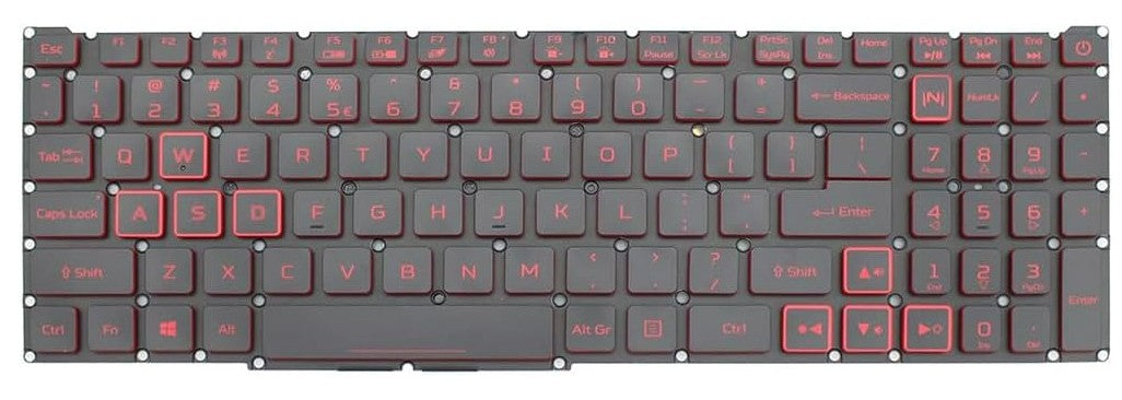 KEYBOARD ACER NITRO 5 AN515-45 AN515-55 AN515-45-R60 WITHOUT FRAME | CONNECTOR NARROW
