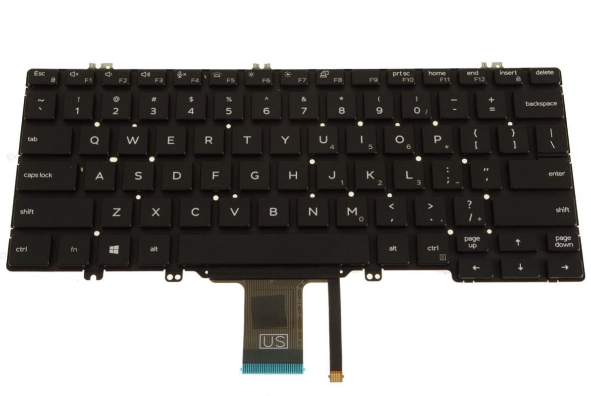 KEYBOARD DELL LATITUDE 7300 5300 5310 | 2TR2K | BACKLIGHT | WITHOUT FRAME