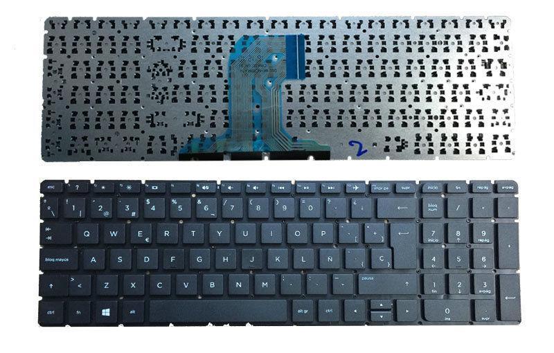KEYBOARD HP COMPAQ 15-AC 15-AF 15-AY 15-BA 15-AF 15T-AC 15Z-AF 250 G4 255 G4 256 G4 250 G5 255 G5 BLACK WITHOUT FRAME - Image 2