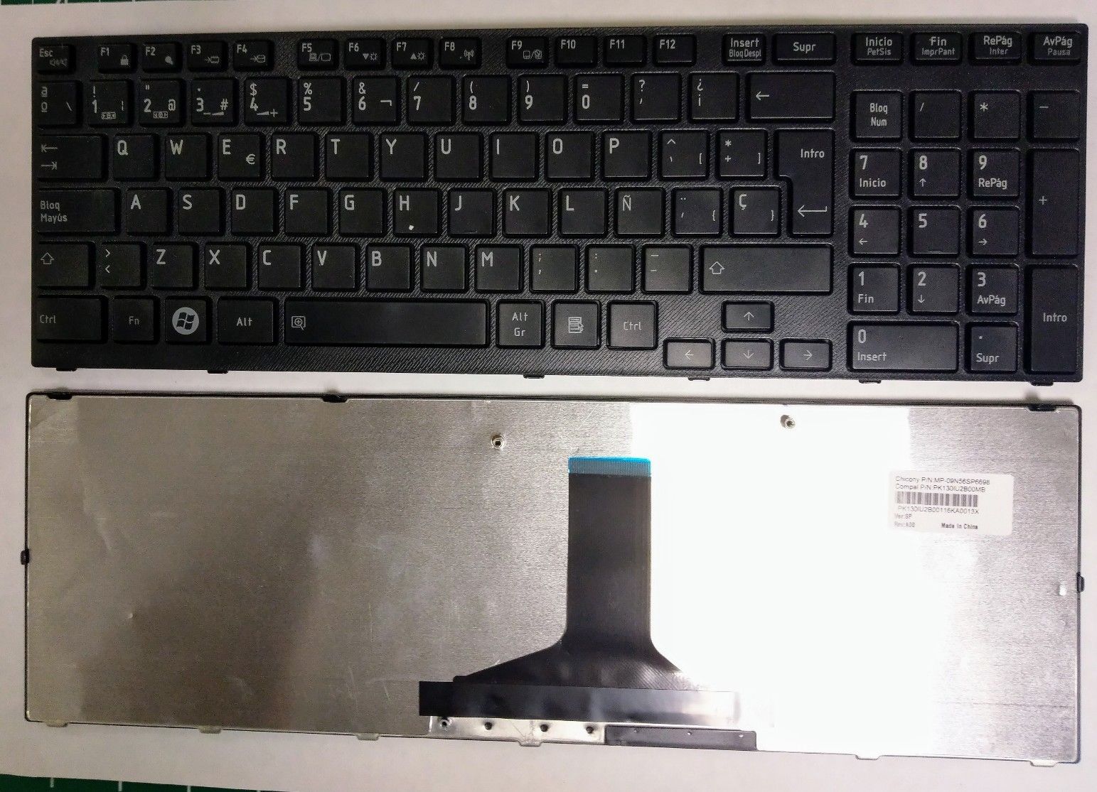 KEYBOARD TOSHIBA P750 P750D P755 P755D P770 P770D P775 P775D - Image 2