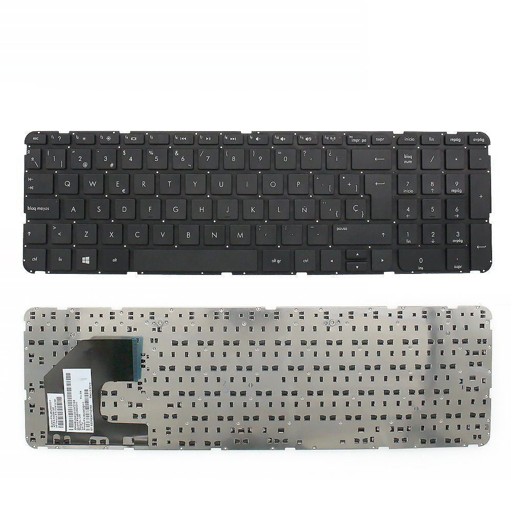 KEYBOARD HP COMPAQ SLEEKBOOK 15-B 15-B004 15-B104 15-B123 15-B119 15-B140 WITHOUT FRAME WITH NUMERICO BLACK WITHOUT FRAME - Image 5