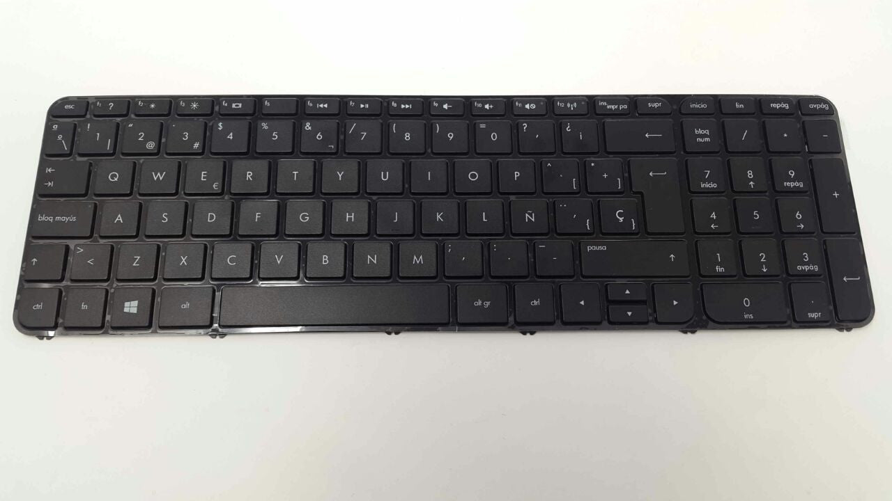 KEYBOARD HP COMPAQ SLEEKBOOK 15-B 15-B004 15-B104 15-B123 15-B119 15-B140 WITHOUT FRAME WITH NUMERICO BLACK WITHOUT FRAME - Image 4