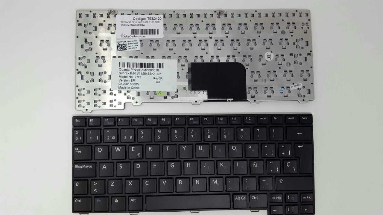 KEYBOARD DELL LATITUDE 2100 2110 2120 L2100 ZM2 NW3XM 0NW3XM