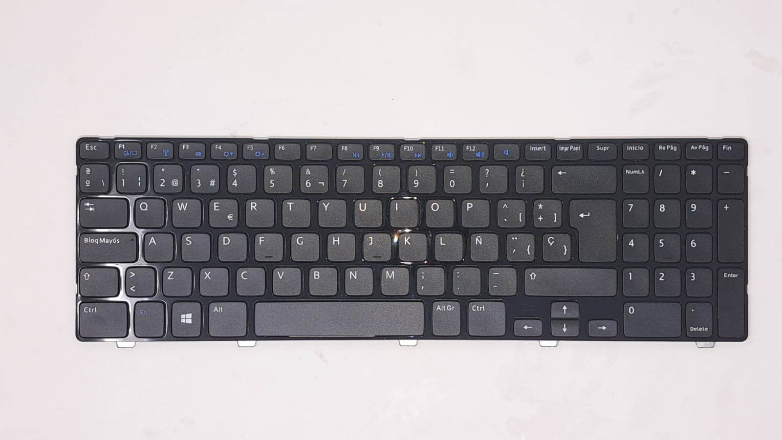 KEYBOARD DELL 15 14R 15R 15V 1316 2521 3521 3537 5421 5521 5535 M5331R WITH FRAME