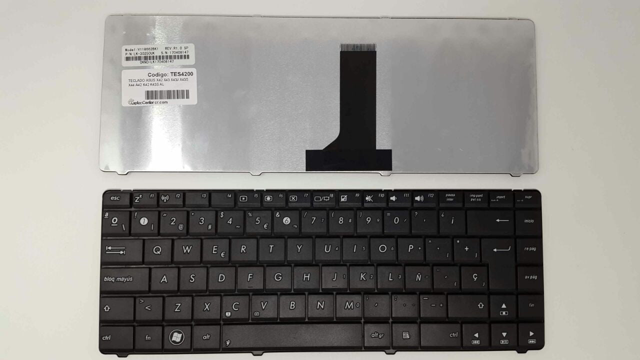 KEYBOARD ASUS X42 X43 X43J X43S X44 A42 K42 K43S AL30 U30 UL80 N82J N43 A83S B43J