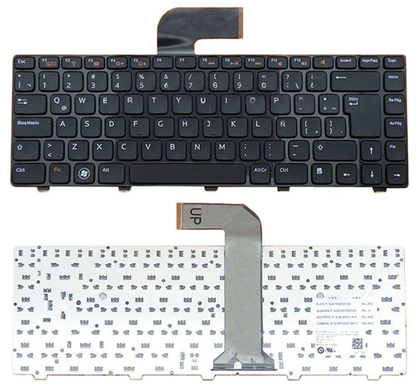 KEYBOARD DELL 14R 14Z 15R N4110 M4110 N4120 M4040 N4050 N5040 N5050 XPS 15 WITHOUT NUMERICO