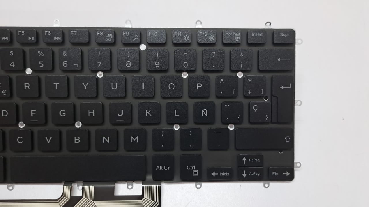 KEYBOARD DELL 13-5368 13-5378 13-5578 14-7466 14-7467 15-5568 15-5578 BLACK ESPANOL REMACHADO WITHOUT FRAME - Image 5