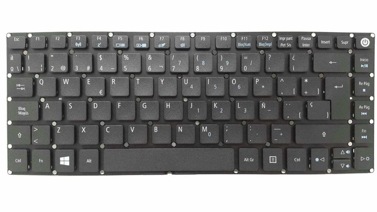 KEYBOARD ACER E5-422 E5-432 E5-452G E5-473 E5-474 E5-491G ES1-420 ES1-421 WITH BOTÓN DE ENCENDIDO - Image 2