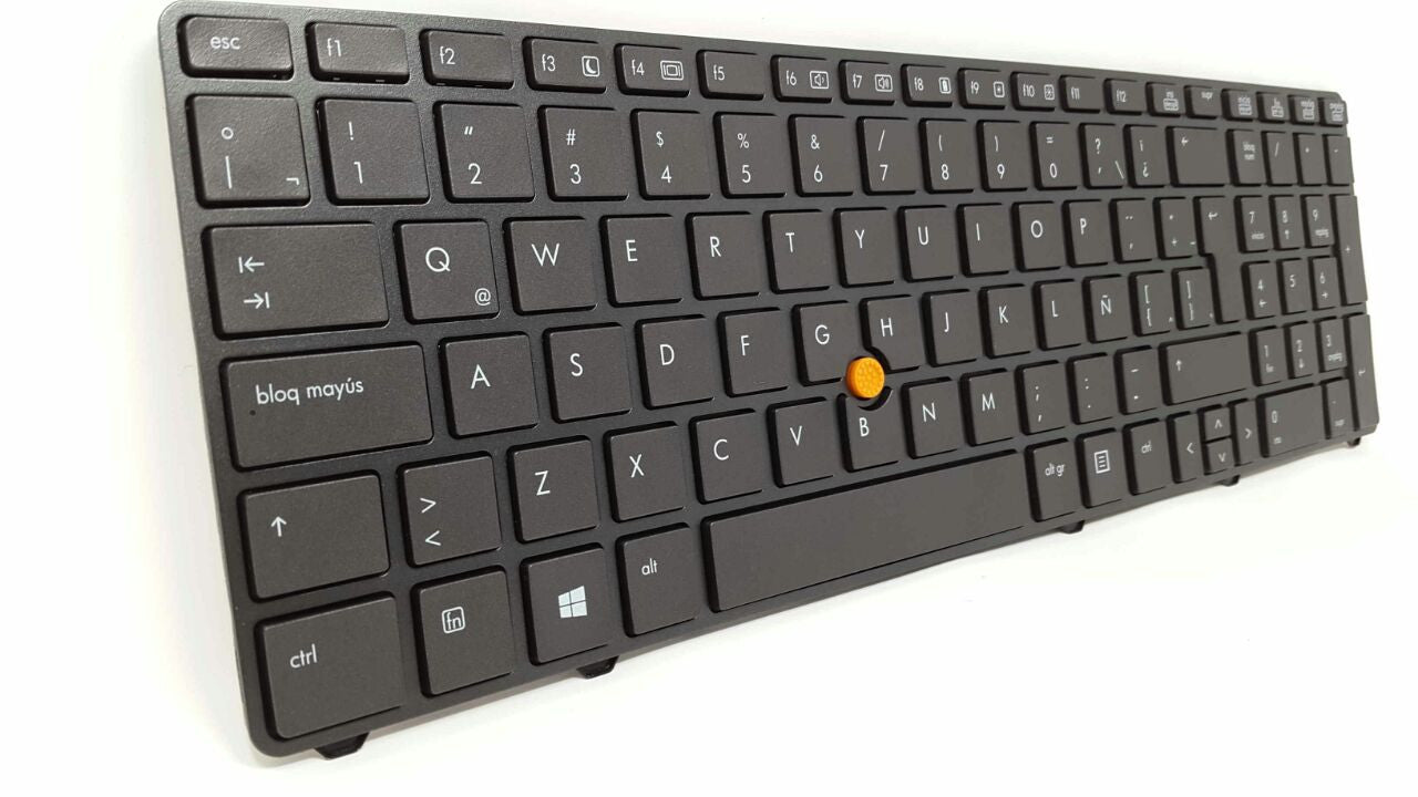 KEYBOARD HP COMPAQ ELITEBOOK 8760P 8760W 8770W 8770P WITH PUNTERO - Image 4