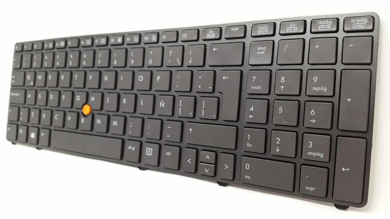 KEYBOARD HP COMPAQ ELITEBOOK 8760P 8760W 8770W 8770P WITH PUNTERO - Image 5