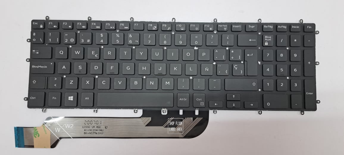 KEYBOARD DELL INSPIRON 15-5300 15-5000 17- 3000 17-5000 15-5565 5567 5570 5575 03NVJK - Image 3