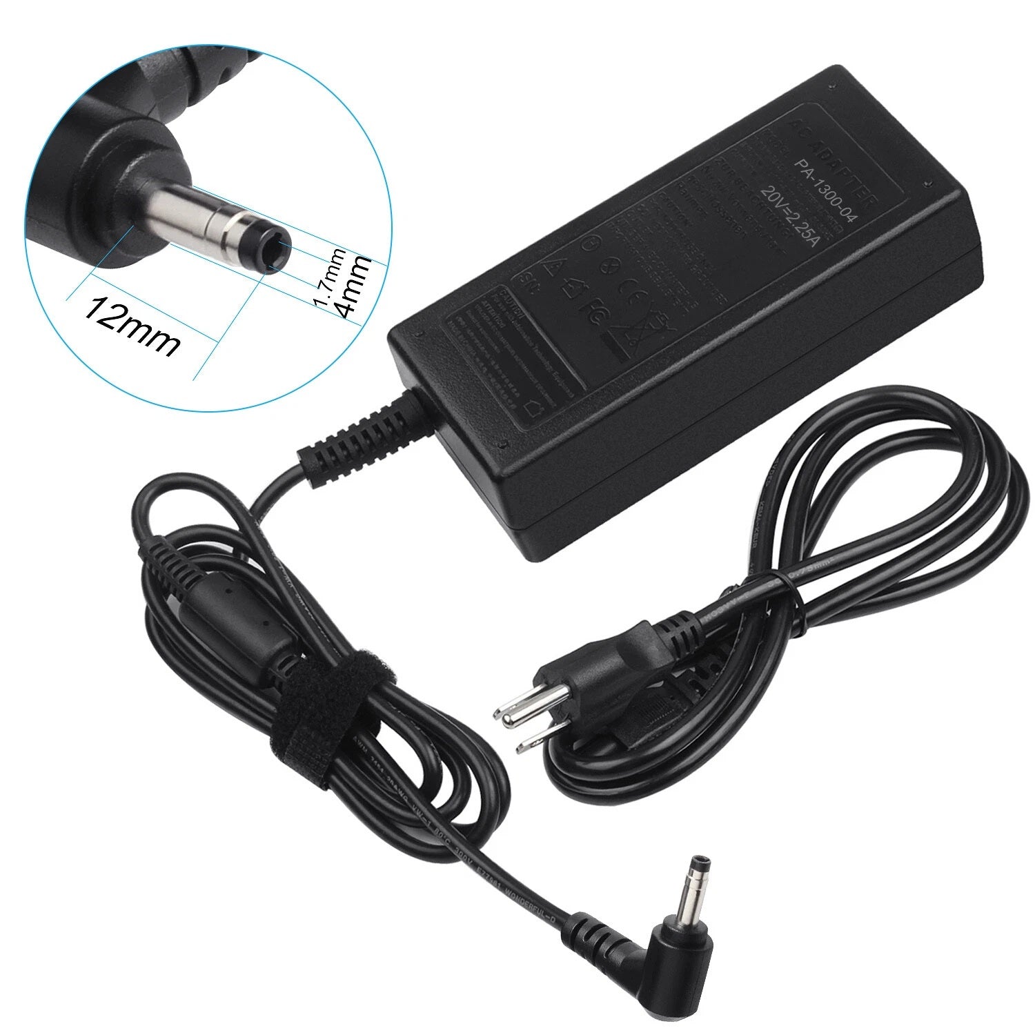 CHARGER CERTIFIED COMPATIBLE LENOVO 65W / 20V / 3.25A / 4.0 X 1.7MM