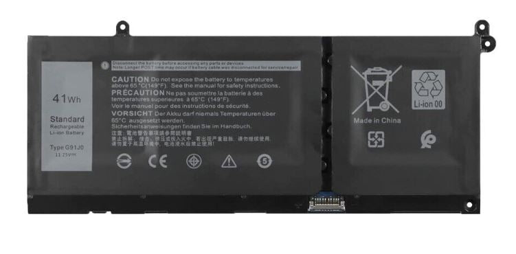 BATTERY DELL LATITUDE 3320 3420 3520 / INSPIRON 5310 5410 5415 5418 41Wh | G91J0 | CERTIFIED COMPATIBLE