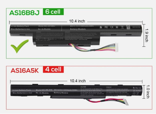 BATTERY ACER E5-575G E5-575G-53VG | AS16B8J - Image 4