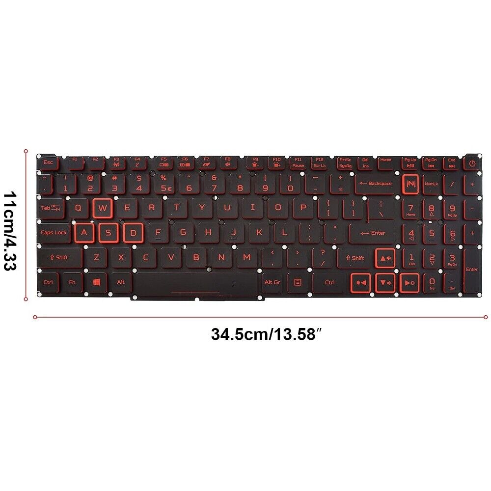 KEYBOARD ACER NITRO 5 AN515-43 AN515-54 AN517-51 AN517-52 WITHOUT FRAME - Image 6