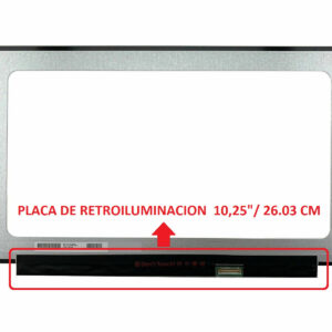 SCREEN 15.6 Full HD FHD (1920x1080) IPS 30 PINS BOTTOM A LA RIGHT | NO BRACKET | BARRA ESTRECHA