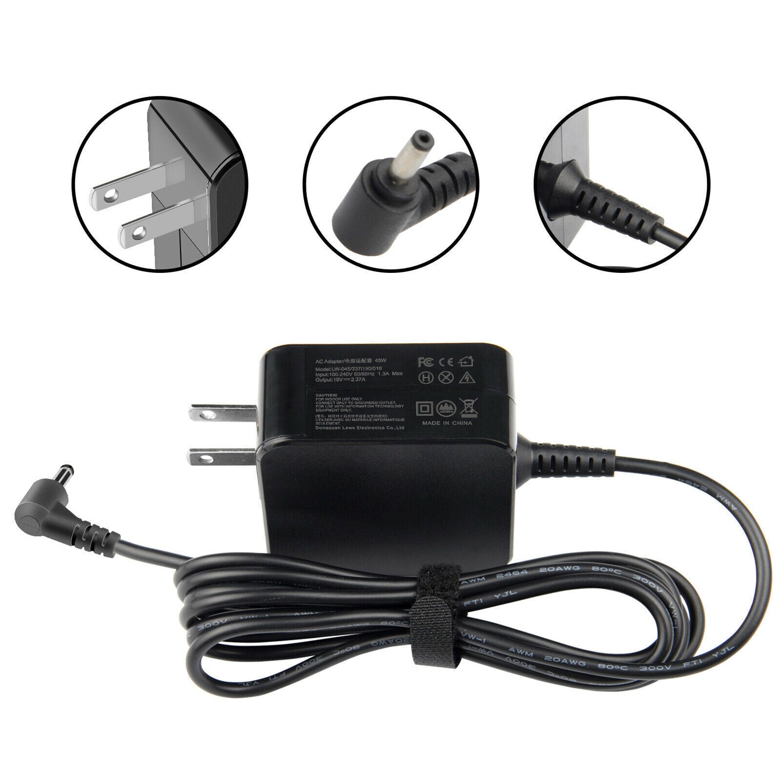CHARGER ASUS GENERICO 45W / 19V / 2.37A / 4.0 X 1.35MM - Image 3