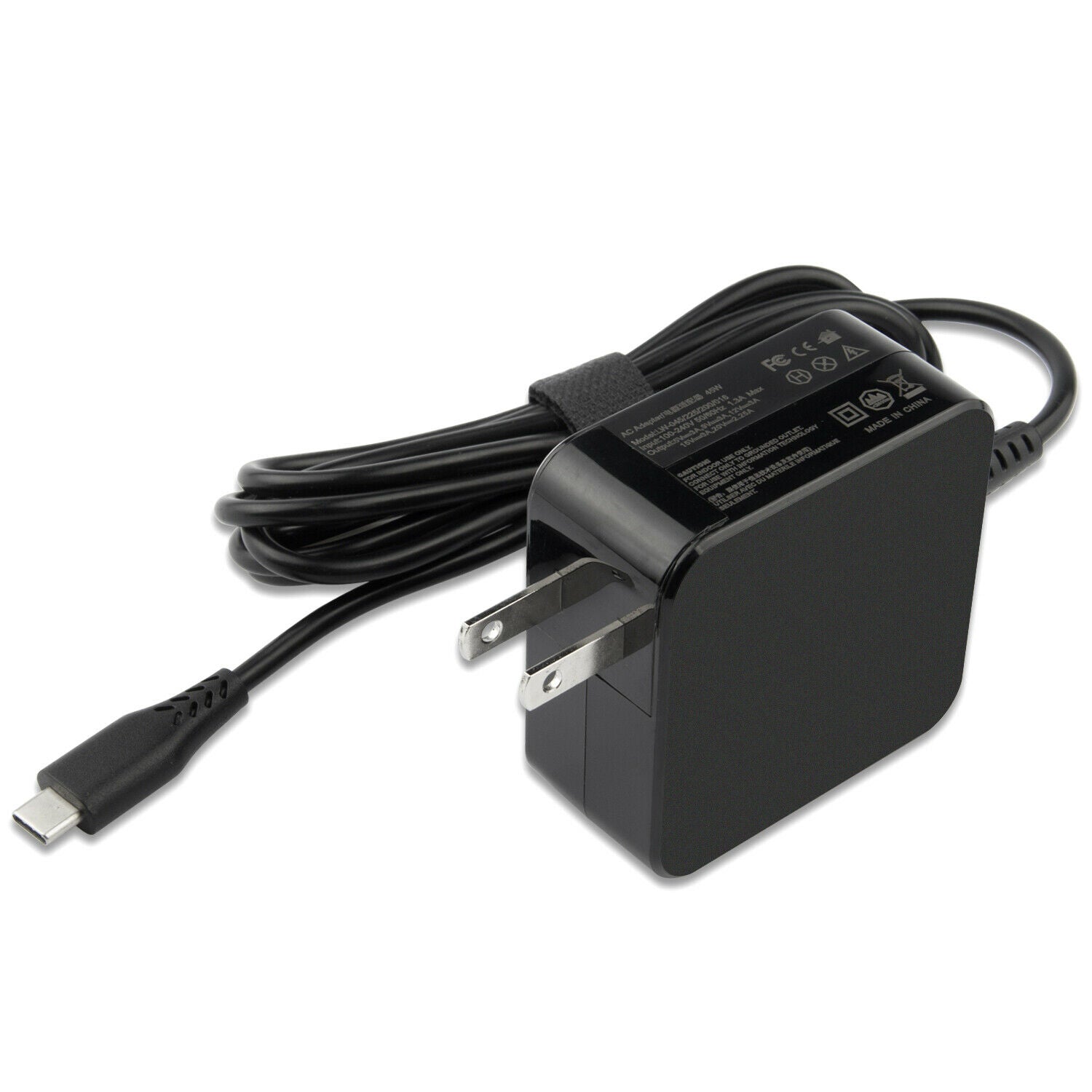 CHARGER 45W USB TYPE-C TYPE-C / 5V/3A. 9V/3A. 15V/3A. 20V/2.25A CERTIFIED COMPATIBLE