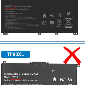 BATTERY HP 240 G7 14-CE 14-CF 15-CS 15-DA L11119-855 HT03XL | CERTIFIED COMPATIBLE