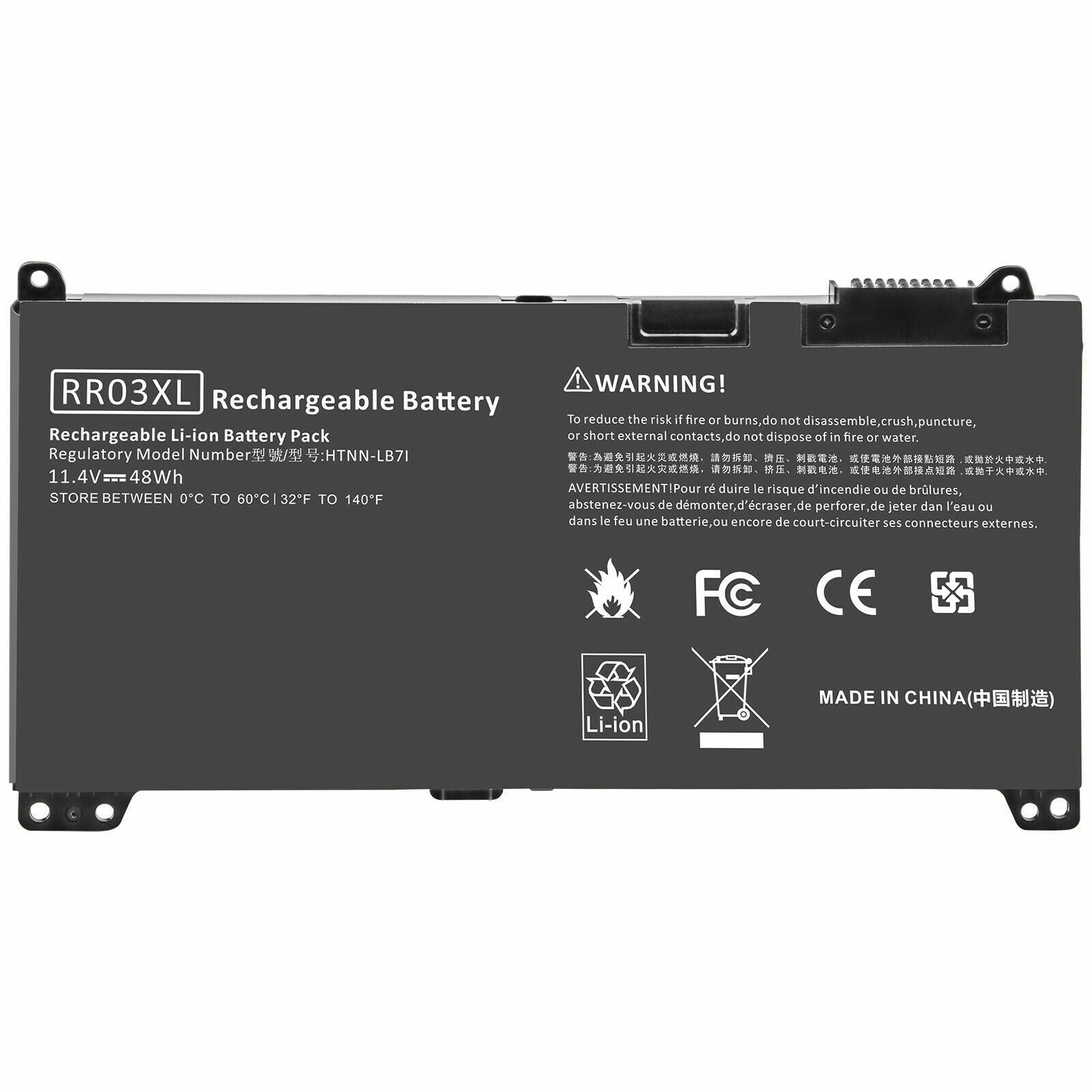 BATTERY HP PROBOOK 430 440 450 470 G4 G5 851610-850 851477-832 RR03XL | CERTIFIED COMPATIBLE