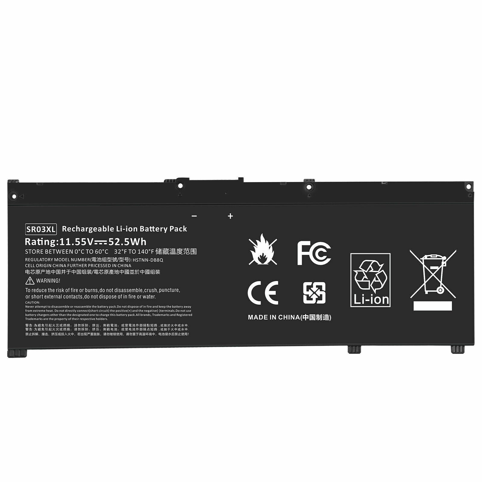 BATTERY HP PAVILION 15-CX00 15-CN00 15-CN10 15-CP00 15-DC00 17-BW00 L08855-855 SR03XL | CERTIFIED COMPATIBLE