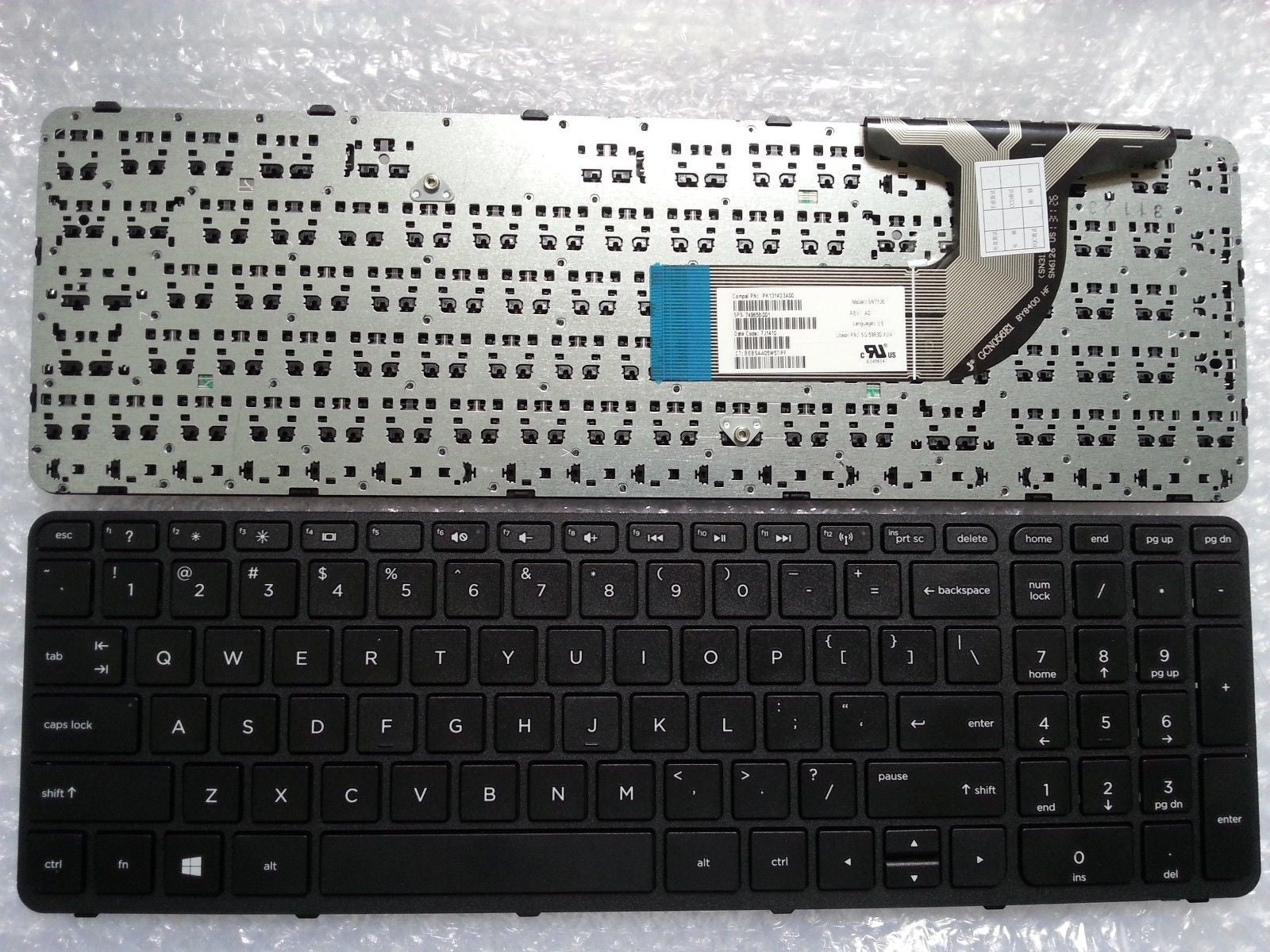 KEYBOARD HP COMPAQ 15- (SERIES 15-A. 15-E.15- F. 15-G. 15-H. 15-N. 15-R) 245 250-G3 255-G3 256-G3 WITH NUMERICO - Image 3