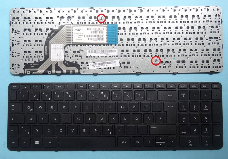 KEYBOARD HP COMPAQ 15- (SERIES 15-A. 15-E.15- F. 15-G. 15-H. 15-N. 15-R) 245 250-G3 255-G3 256-G3 WITH NUMERICO