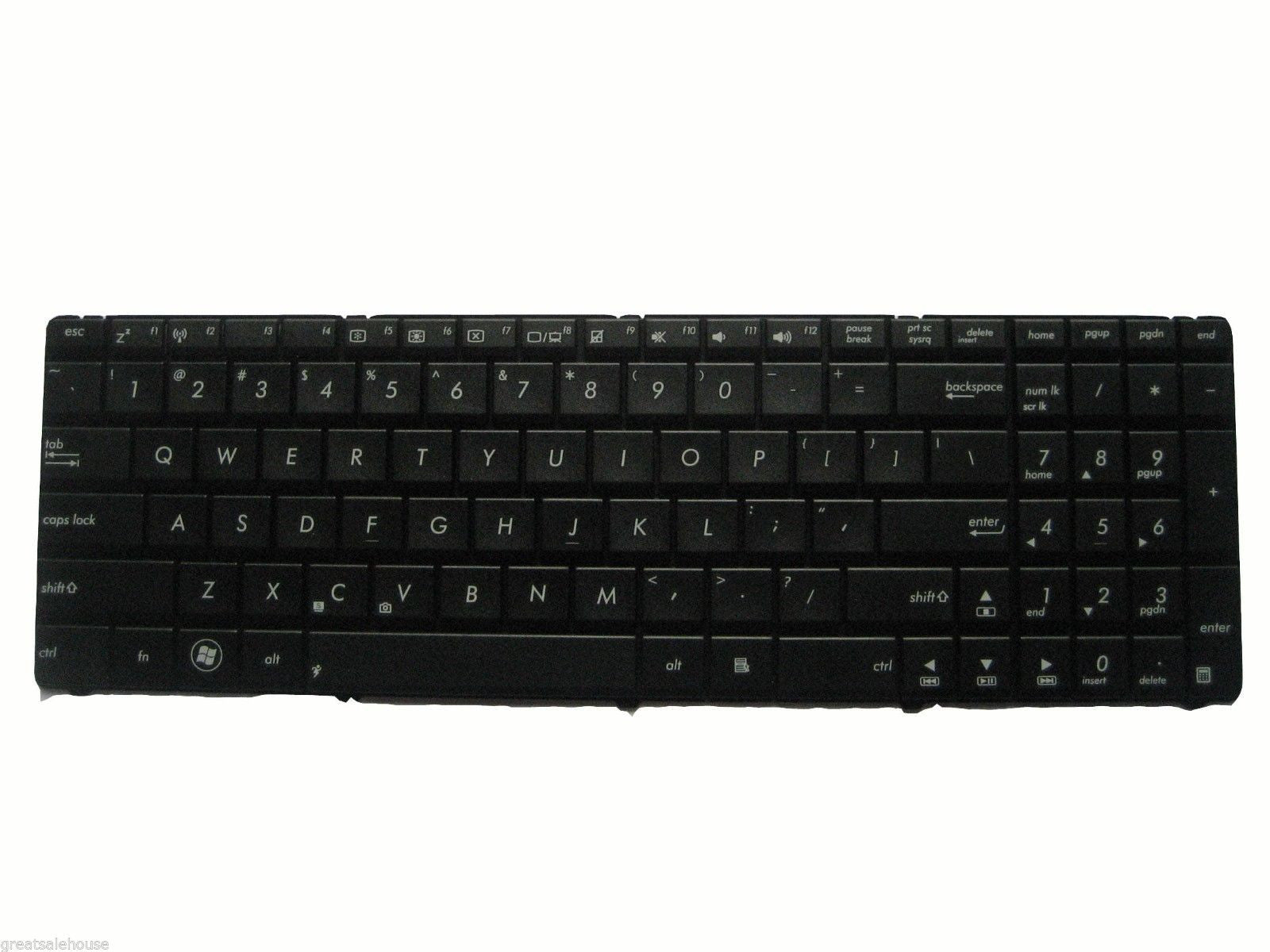 KEYBOARD ASUS K55N N50 N50V N50VC N50VG N50VN N51 N51A N51TE N51TP N51VF - Image 2
