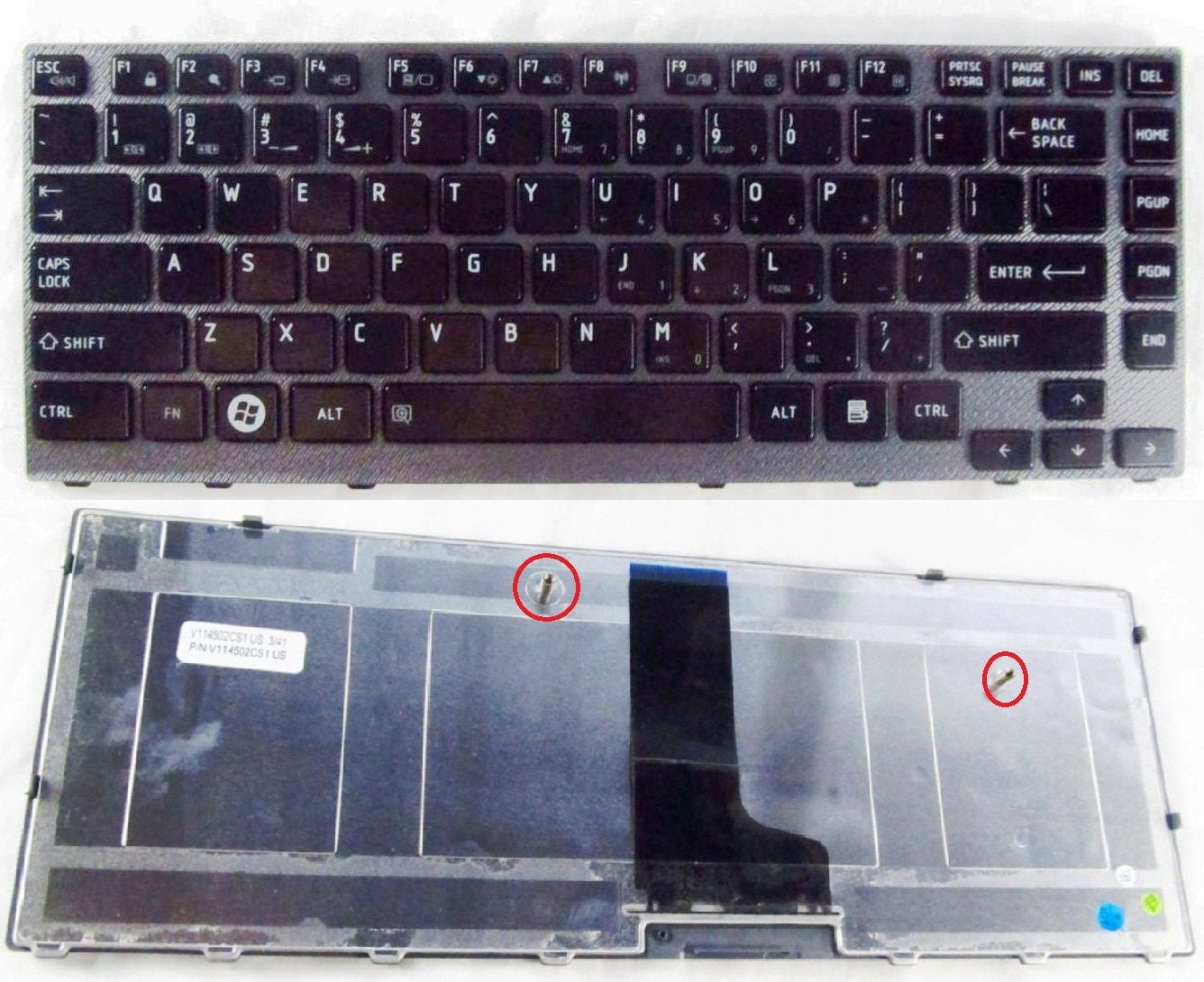KEYBOARD TOSHIBA SATELLITE M600 M640 M645 M650 P700 P740 P745