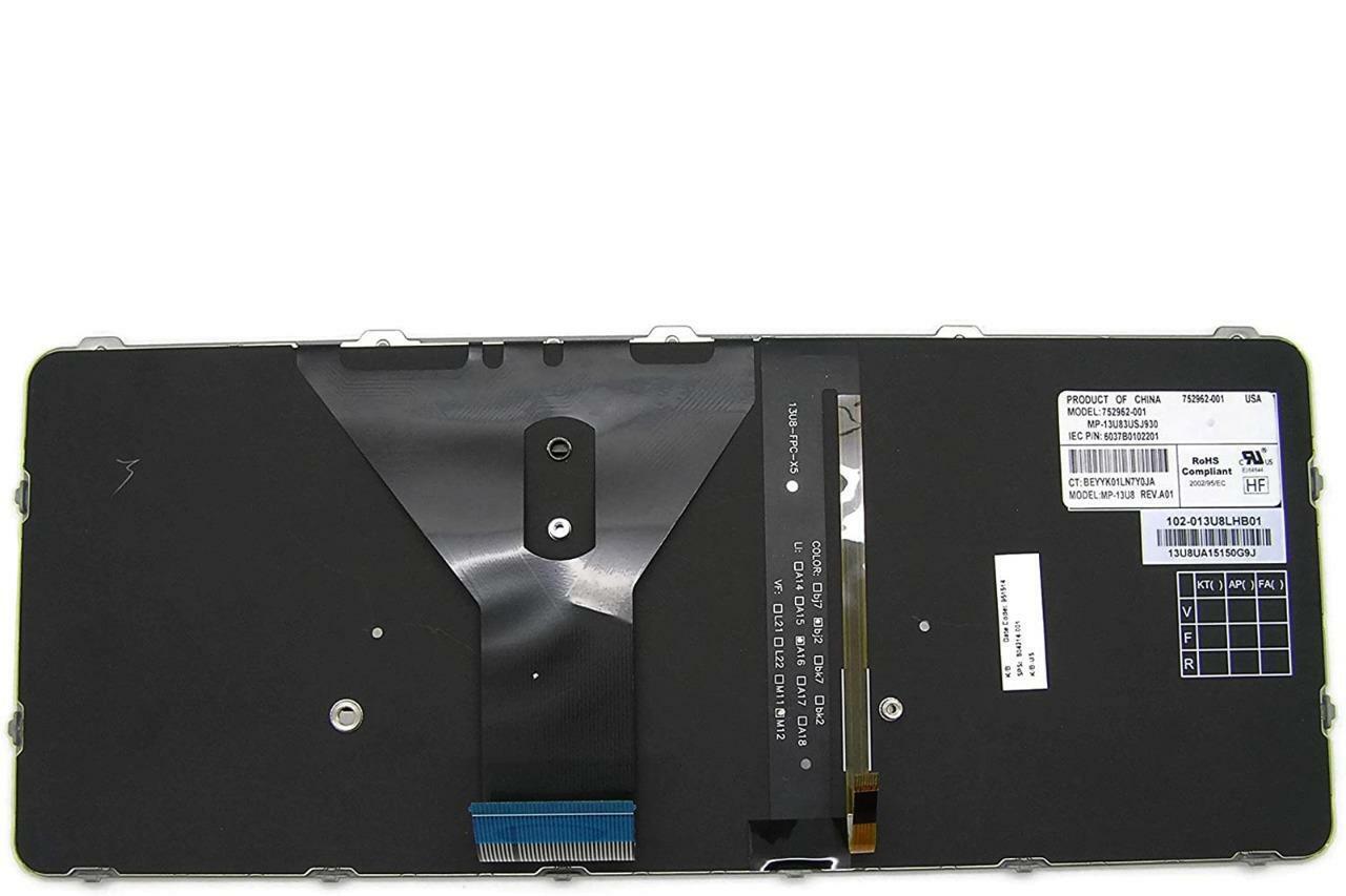KEYBOARD HP COMPAQ ELITEBOOK FOLIO 1020 G1 1030 G1 M-5Y71 804214-001 - Image 2