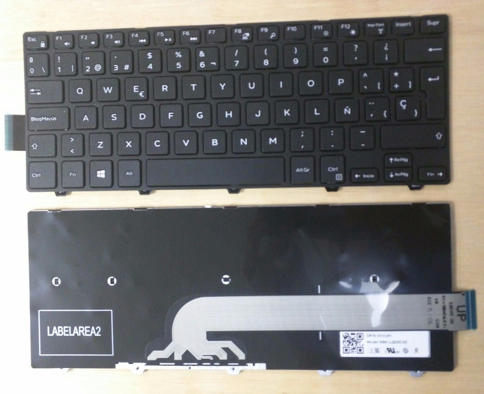 KEYBOARD DELL INSPIRON 14-3000 3441 3442 3443 3451 3458 3445 - Image 4