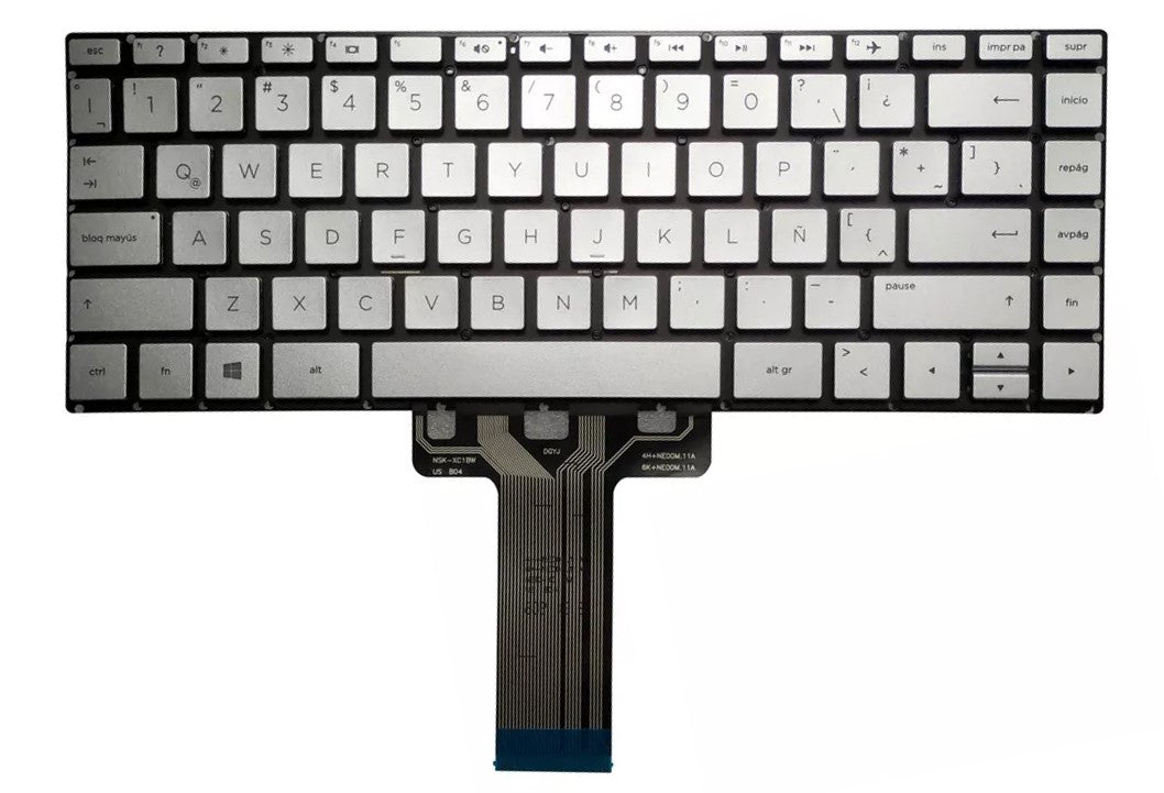 KEYBOARD HP COMPAQ 240 G6 245 G6 246 G6 14-BS000 14-BS100 14-BS500 14T-BS000 HP 14-BP000 WITHOUT FRAME - Image 13