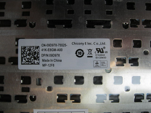 KEYBOARD DELL 15 14R 15R 15V 1316 2521 3521 3537 5421 5521 5535 M5331R WITH FRAME - Image 3