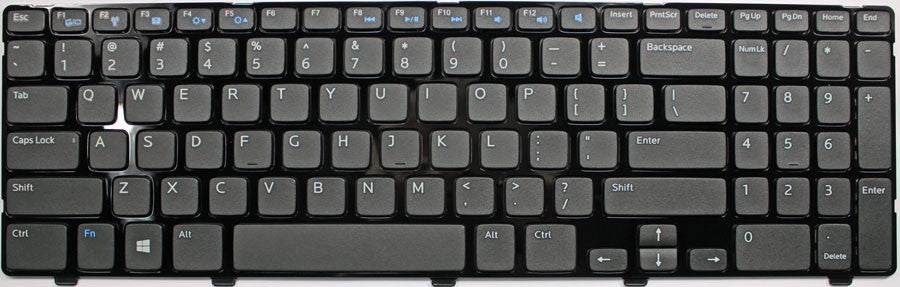 KEYBOARD DELL 15 14R 15R 15V 1316 2521 3521 3537 5421 5521 5535 M5331R WITH FRAME - Image 5