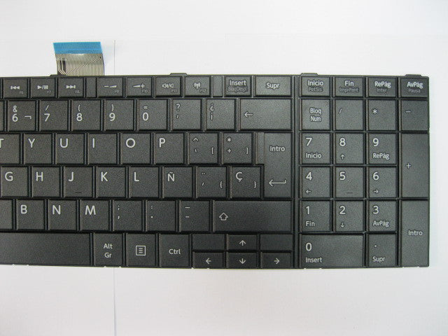KEYBOARD TOSHIBA C50 C50-A C55-B C55 C55-A BLACK - Image 10