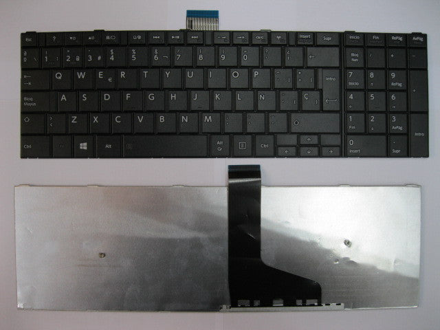 KEYBOARD TOSHIBA C50 C50-A C55-B C55 C55-A BLACK - Image 9