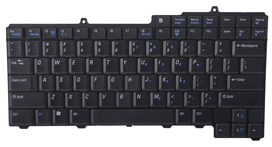 KEYBOARD DELL INSPIRON 6000 6000D 9300 9200 LATITUDE D510 XPS M170 WITHOUT CONNECTOR EN FAJA